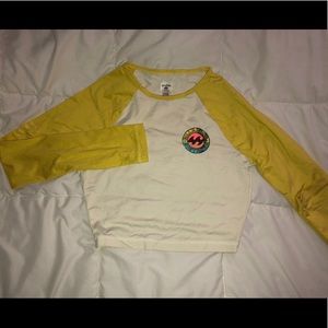 Billabong cropped rash guard